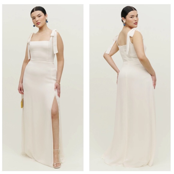 Reformation Dresses & Skirts - Reformation Westerly Dress In Ivory 8